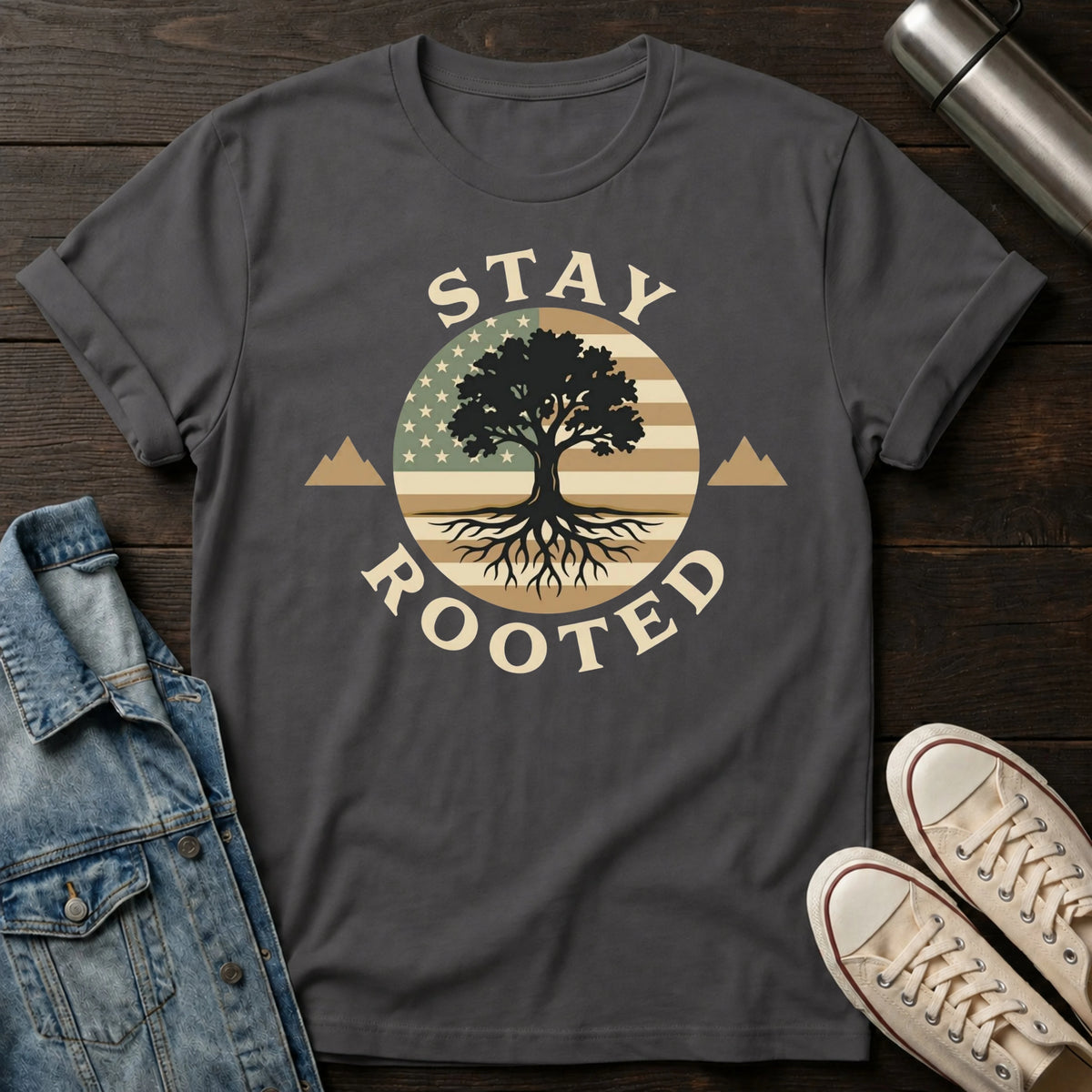 Stay Rooted (Flag) T-Shirt
