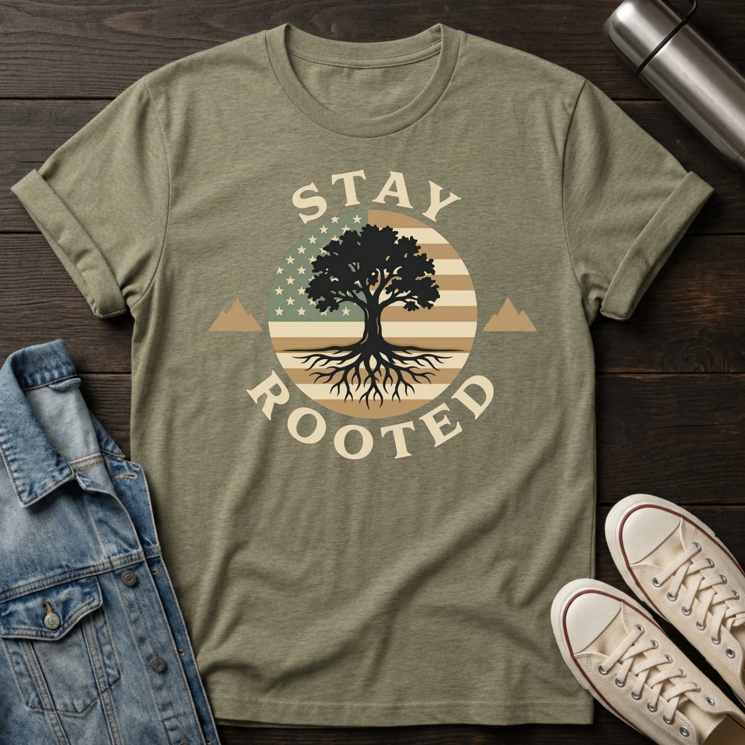 Stay Rooted (Flag) T-Shirt