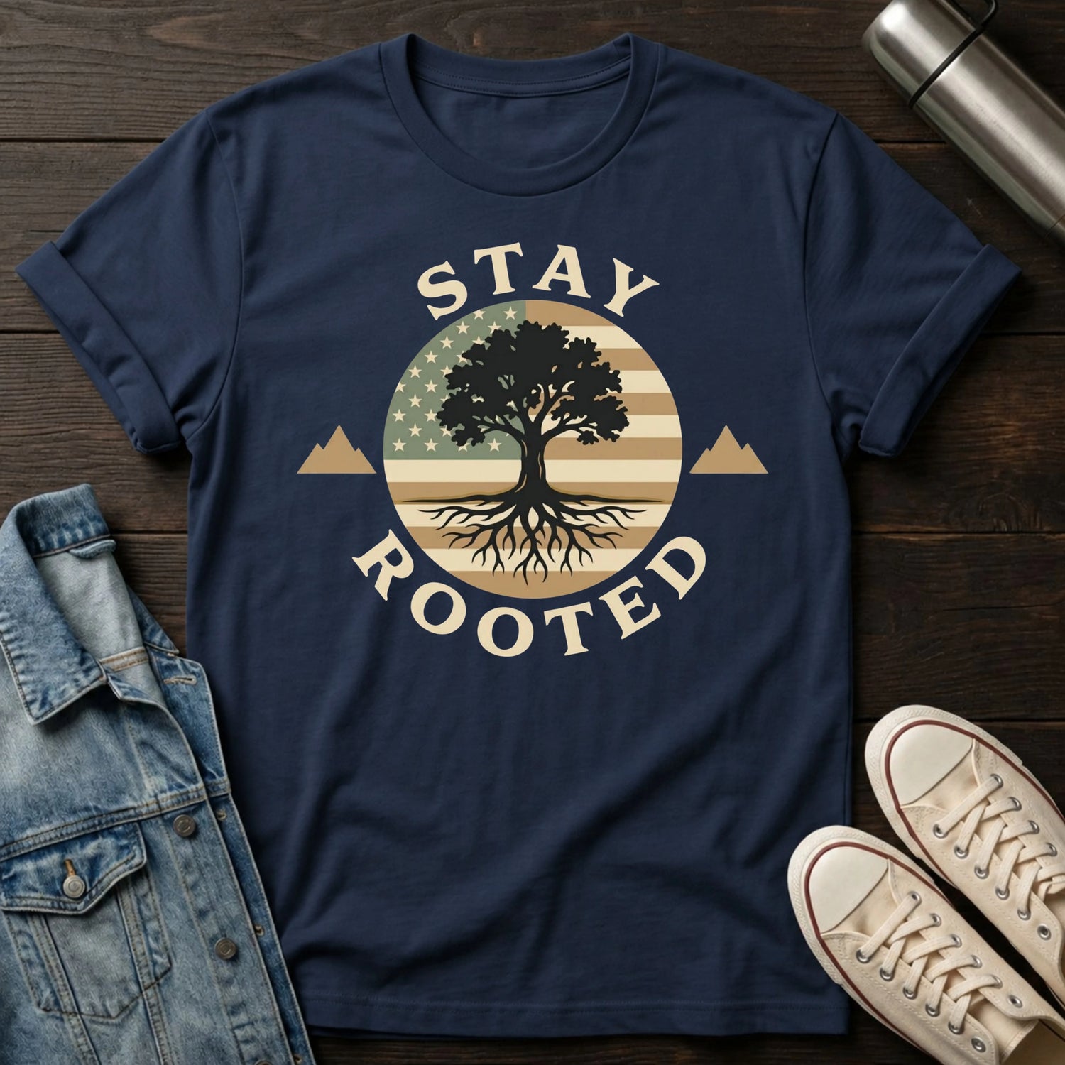 Stay Rooted (Flag) T-Shirt