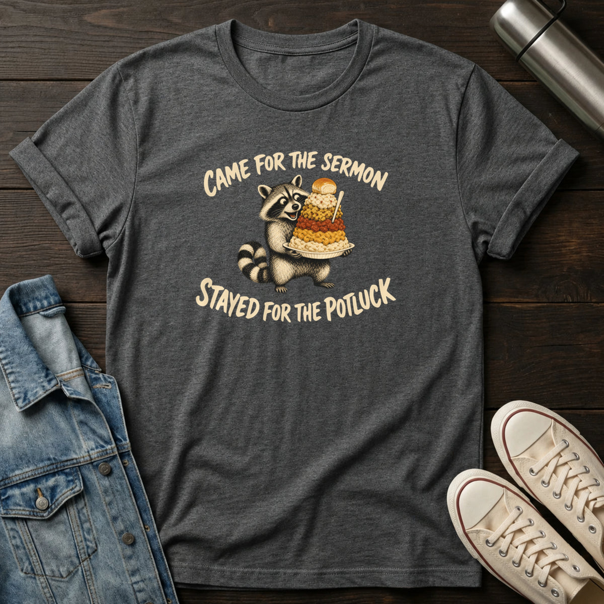 Stayed for Potluck T-Shirt