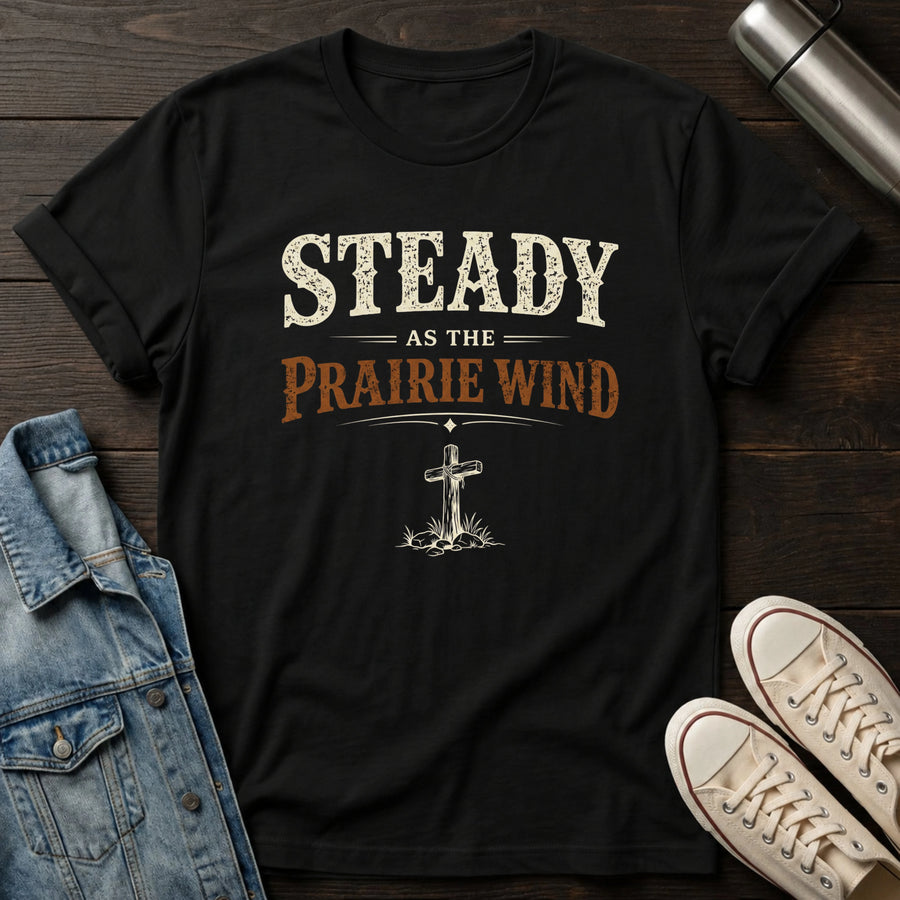 Black — Prairie Wind Faith T-Shirt