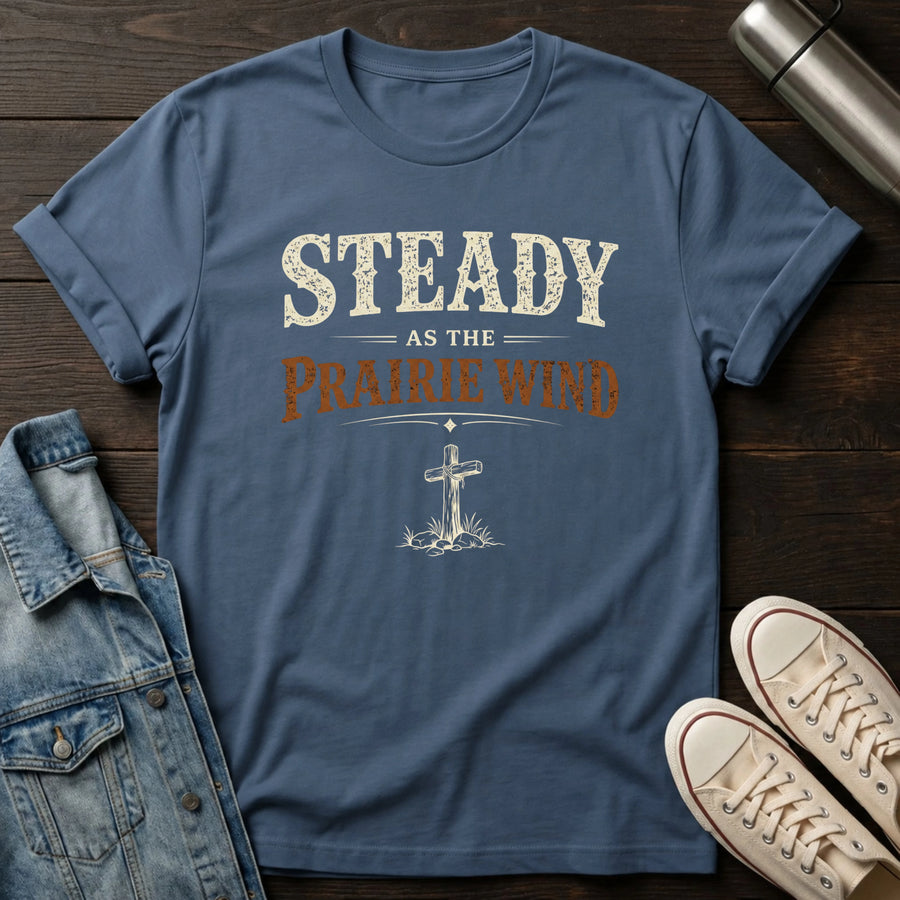 Indigo Blue — Prairie Wind Faith T-Shirt