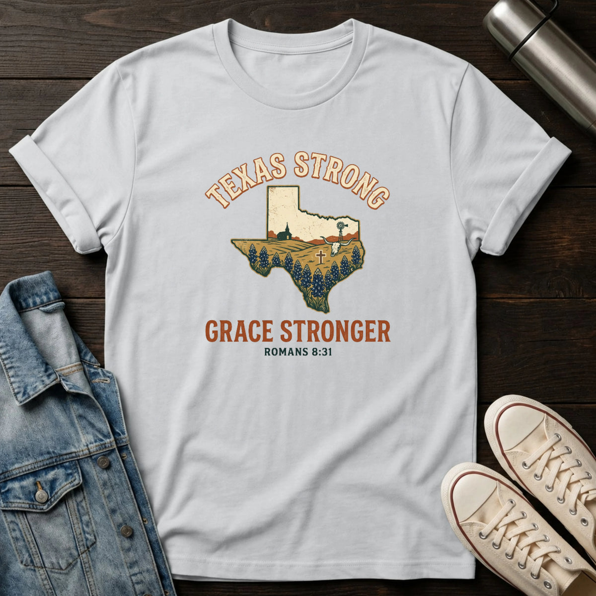 Texas Strong Grace Stronger T-Shirt