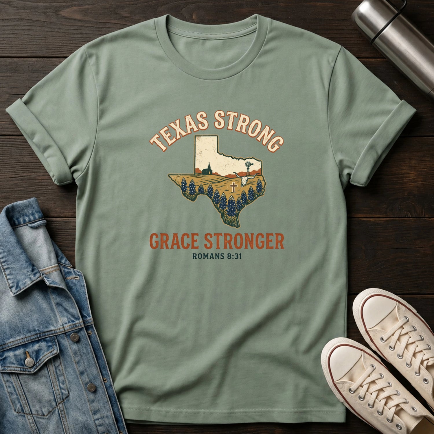 Texas Strong Grace Stronger T-Shirt