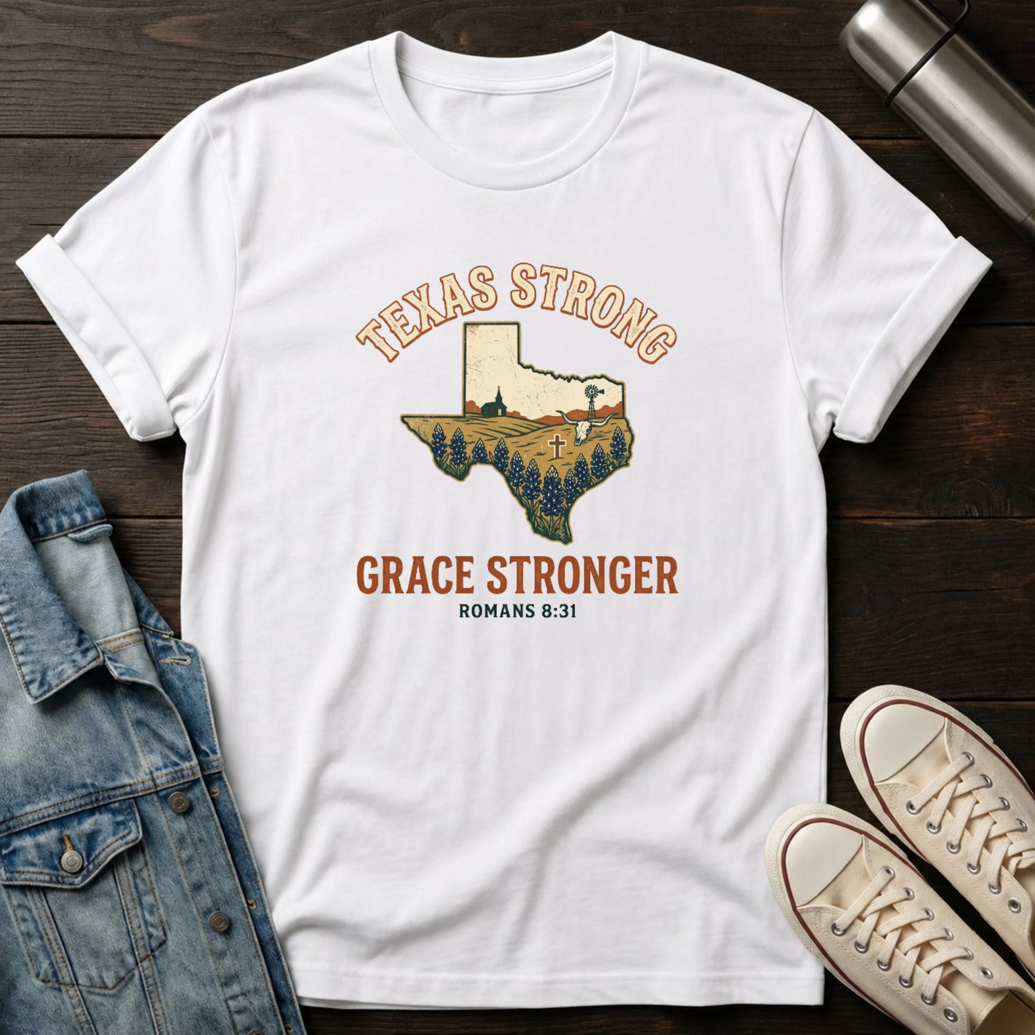 Texas Strong Grace Stronger T-Shirt