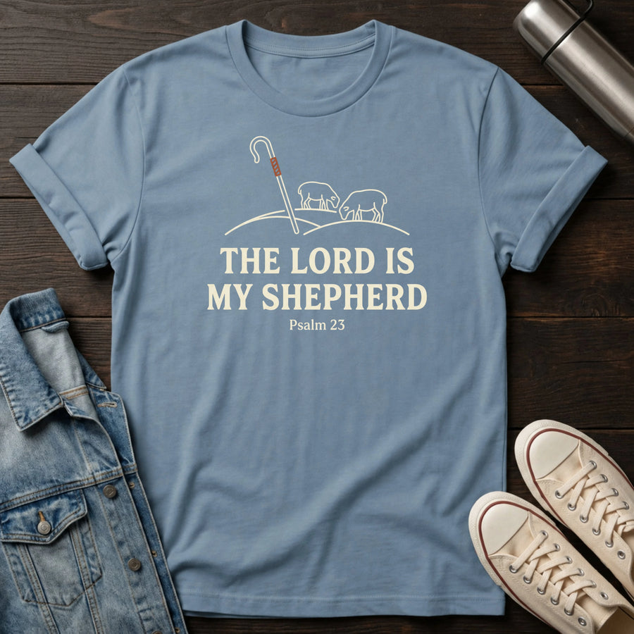 Stone Blue — The Lord is My Shepherd T-Shirt