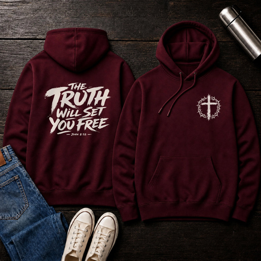 Burgundy — Truth Is Freedom Hoodie