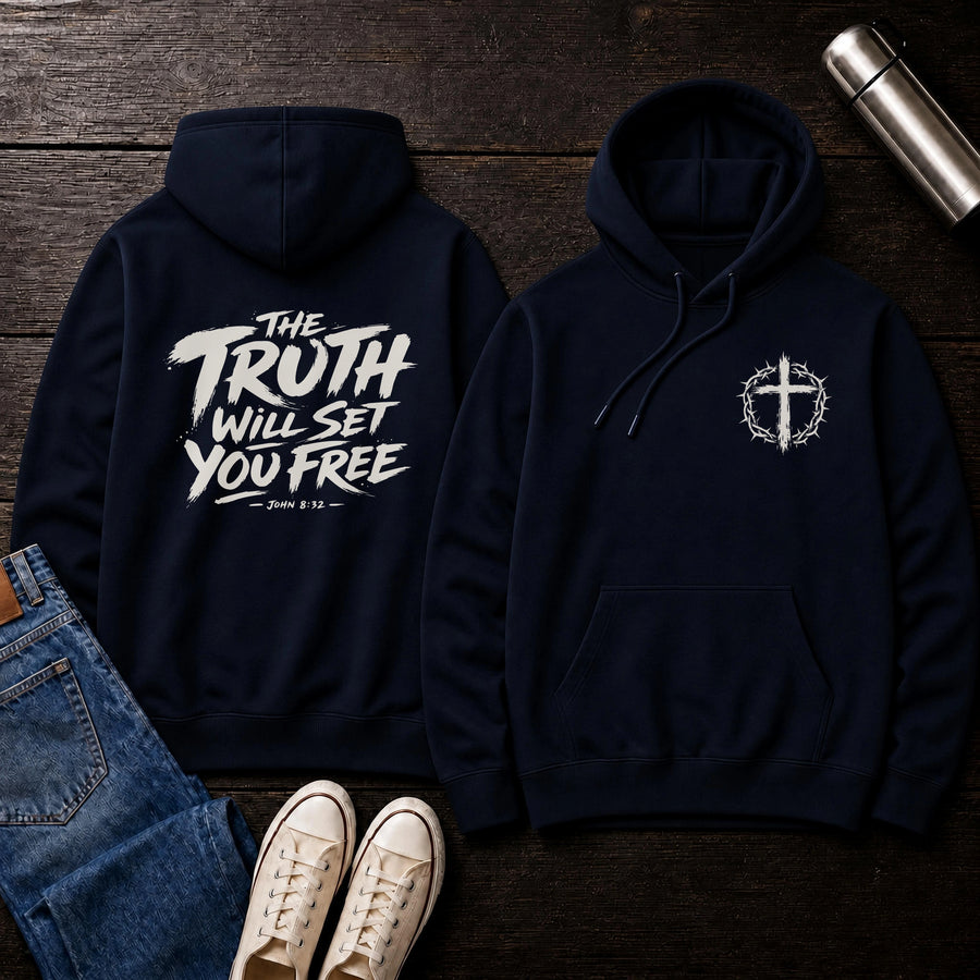 Navy — Truth Is Freedom Hoodie