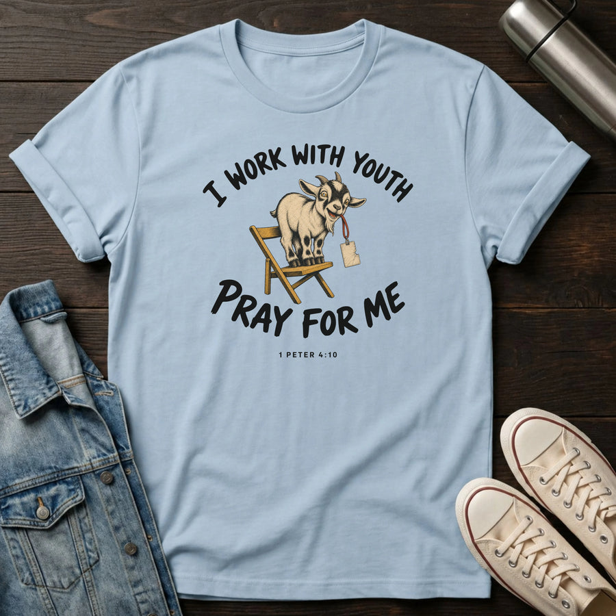 Light Blue — Youth Leader Prayers T-Shirt