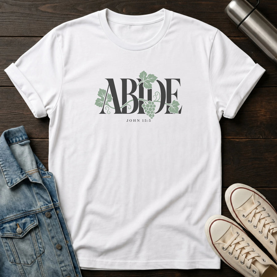 White — Abide T-Shirt
