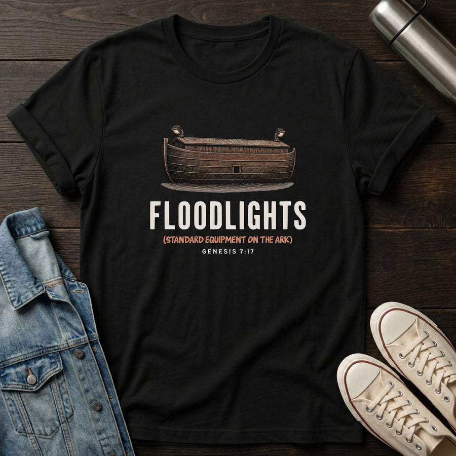 Black — Ark Floodlights T-Shirt