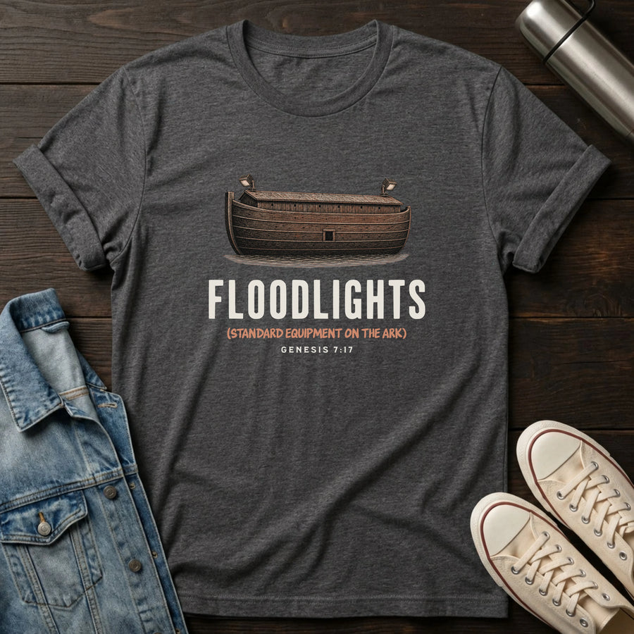 Dark Heather Grey — Ark Floodlights T-Shirt