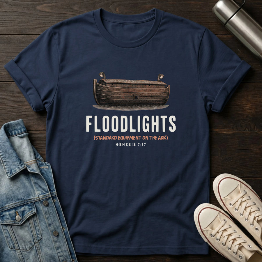 Navy — Ark Floodlights T-Shirt