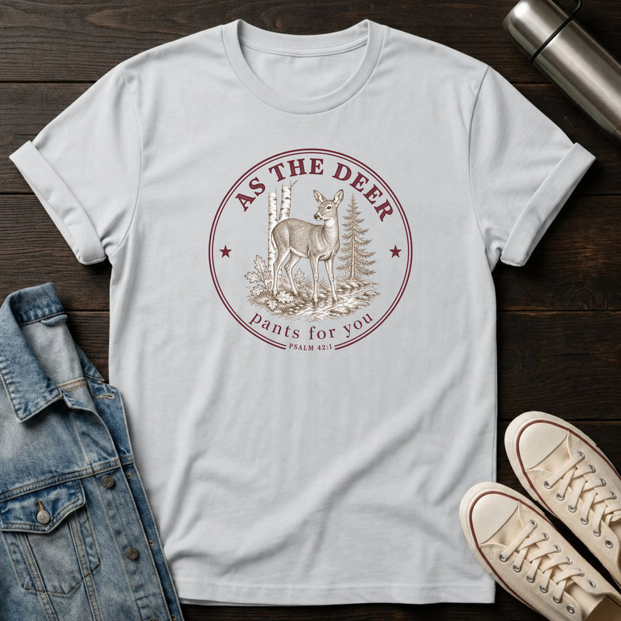 Ice Grey — As The Deer T-Shirt