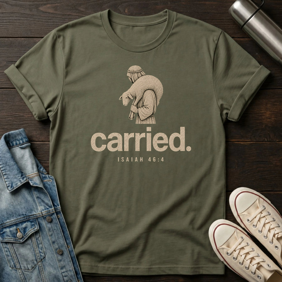 Military Green — Carried T-Shirt