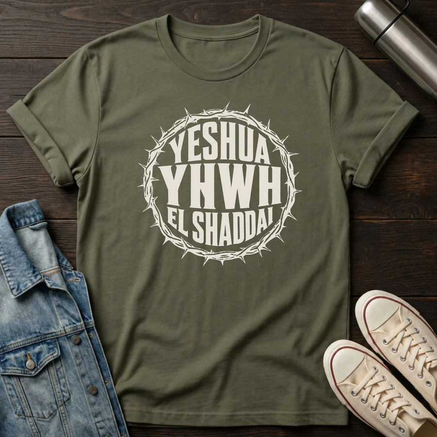 Military Green — Crown of Names T-Shirt