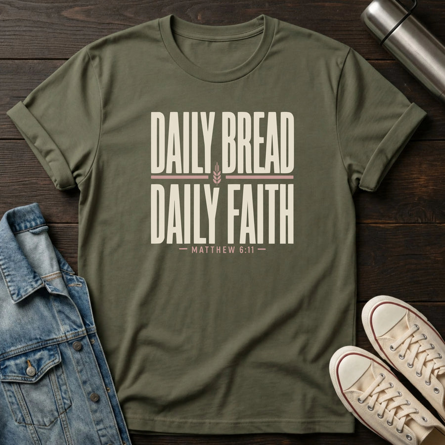 Military Green — Daily Bread T-Shirt