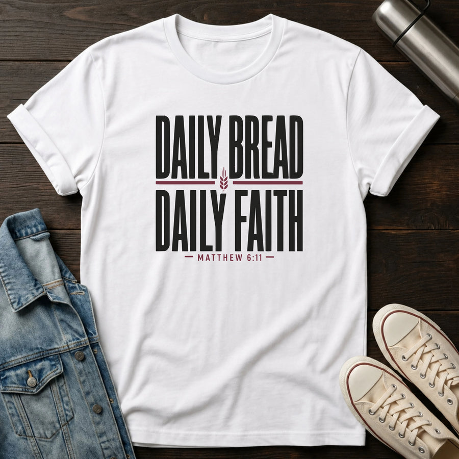 White — Daily Bread T-Shirt