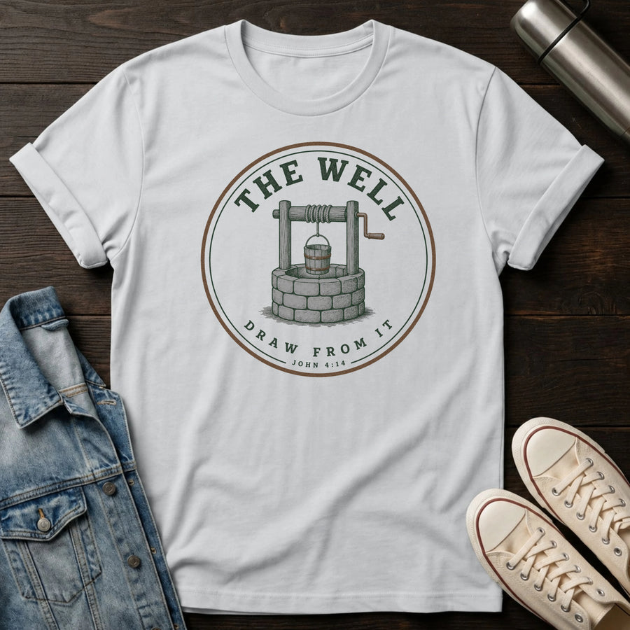 Ice Grey — Draw From The Well T-Shirt