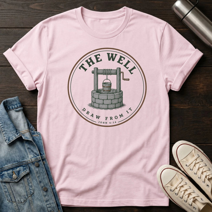 Light Pink — Draw From The Well T-Shirt