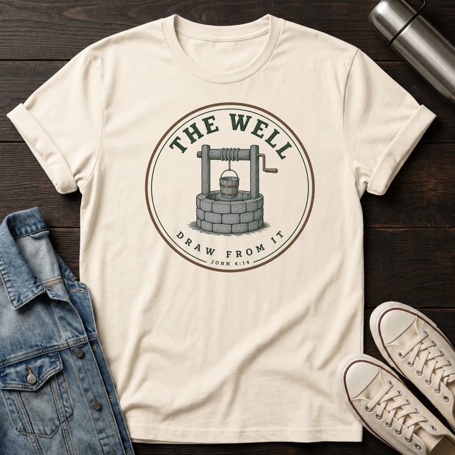 Natural — Draw From The Well T-Shirt