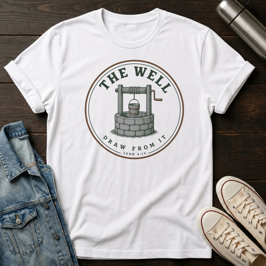 White — Draw From The Well T-Shirt