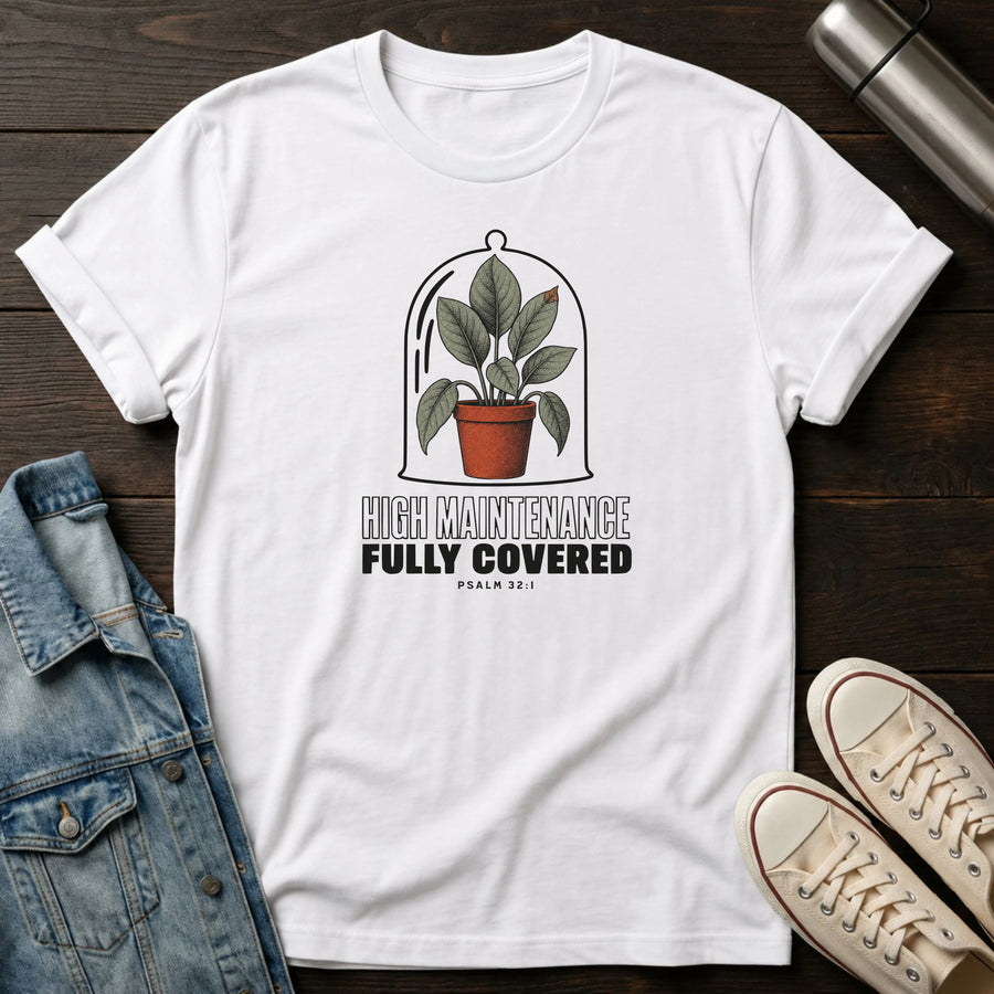 White — Fully Covered T-Shirt