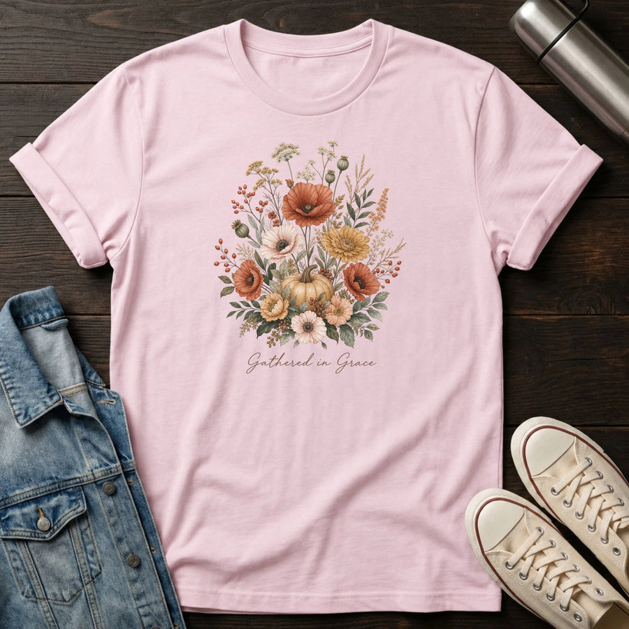Light Pink — Gathered in Grace T-Shirt