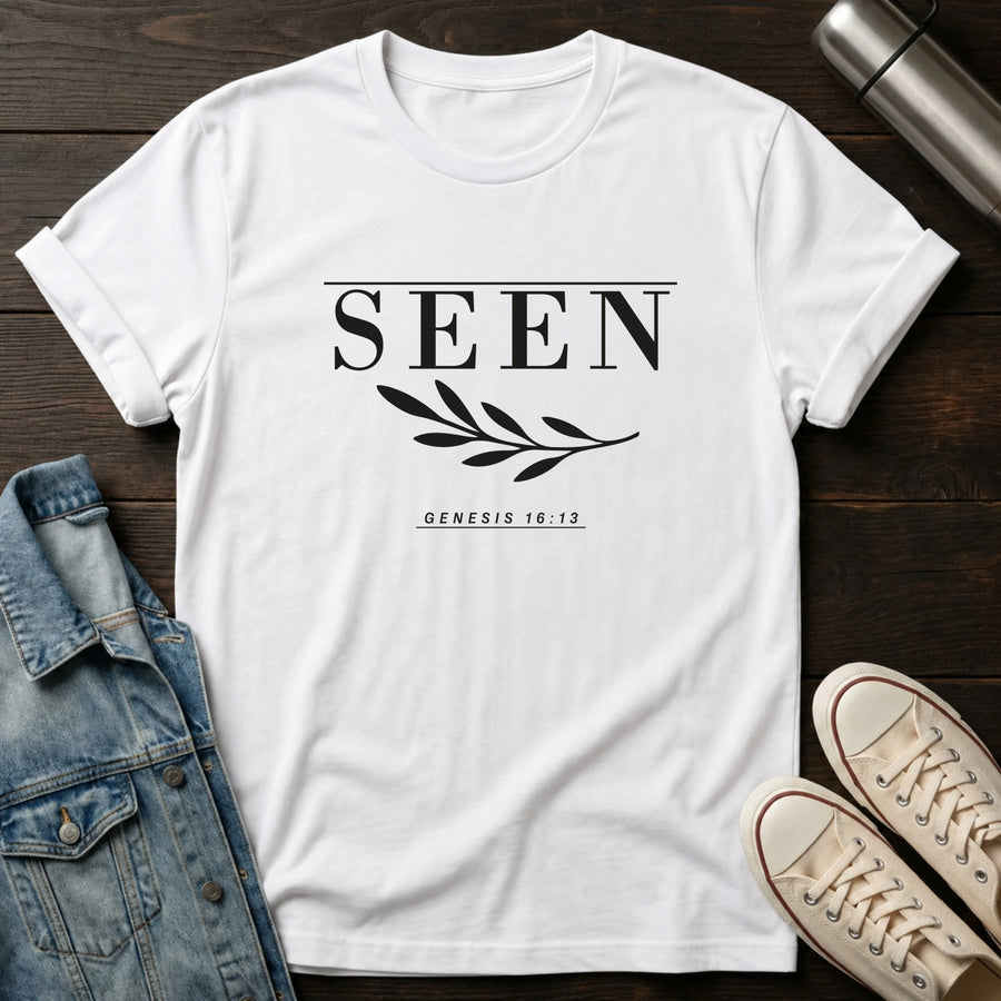 White — God Who Sees T-Shirt