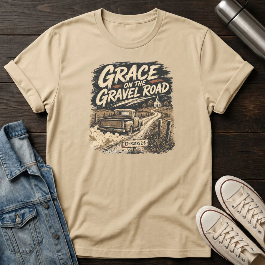 Sand — Grace on Gravel T-Shirt