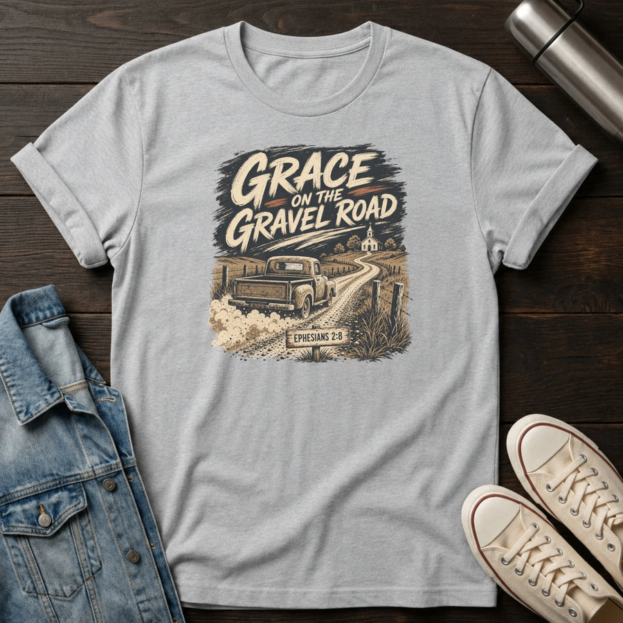 Sport Grey — Grace on Gravel T-Shirt