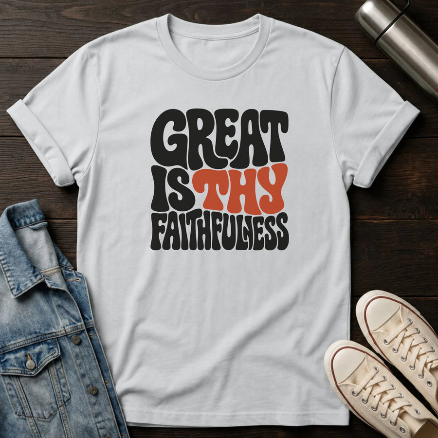 Ice Grey — Great is Thy Faithfulness T-Shirt