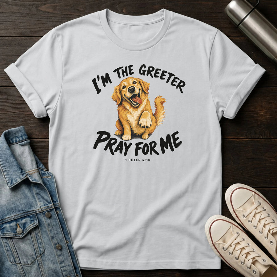 Ice Grey — Greeting Team Prayers T-Shirt