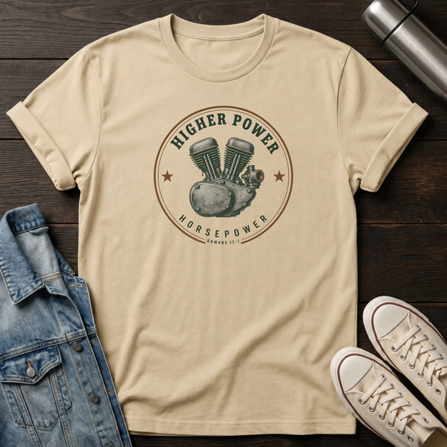Sand — Higher Power Horsepower T-Shirt