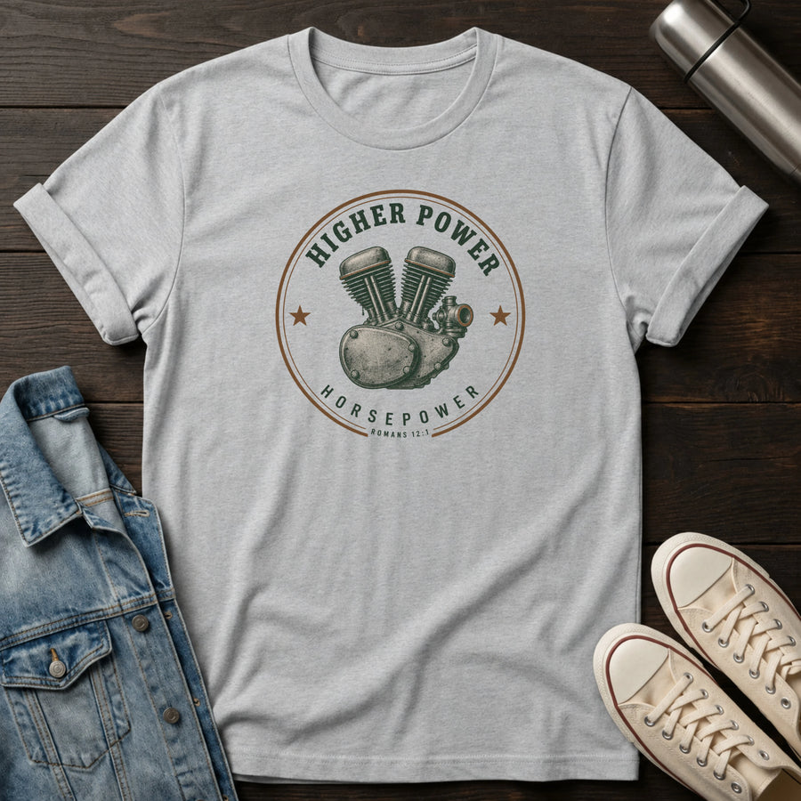 Sport Grey — Higher Power Horsepower T-Shirt