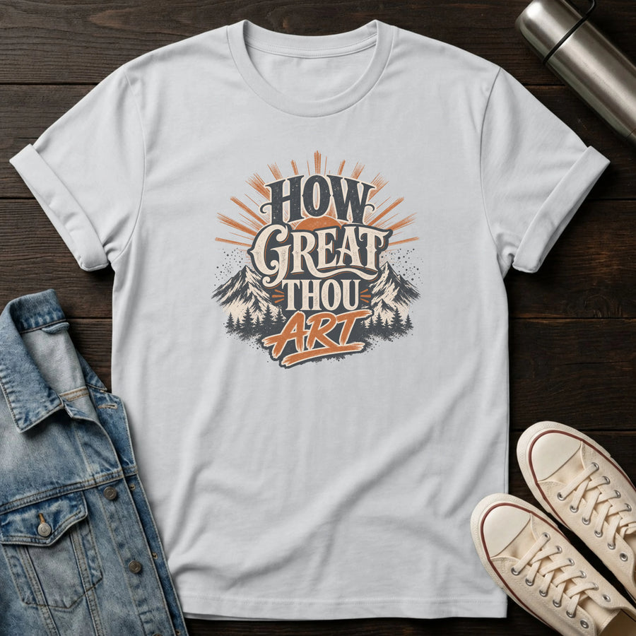 Ice Grey — How Great Thou Art T-Shirt