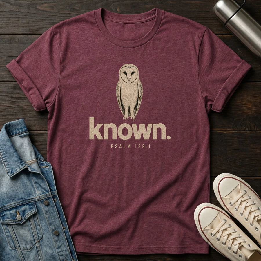 Heather Maroon — Known T-Shirt