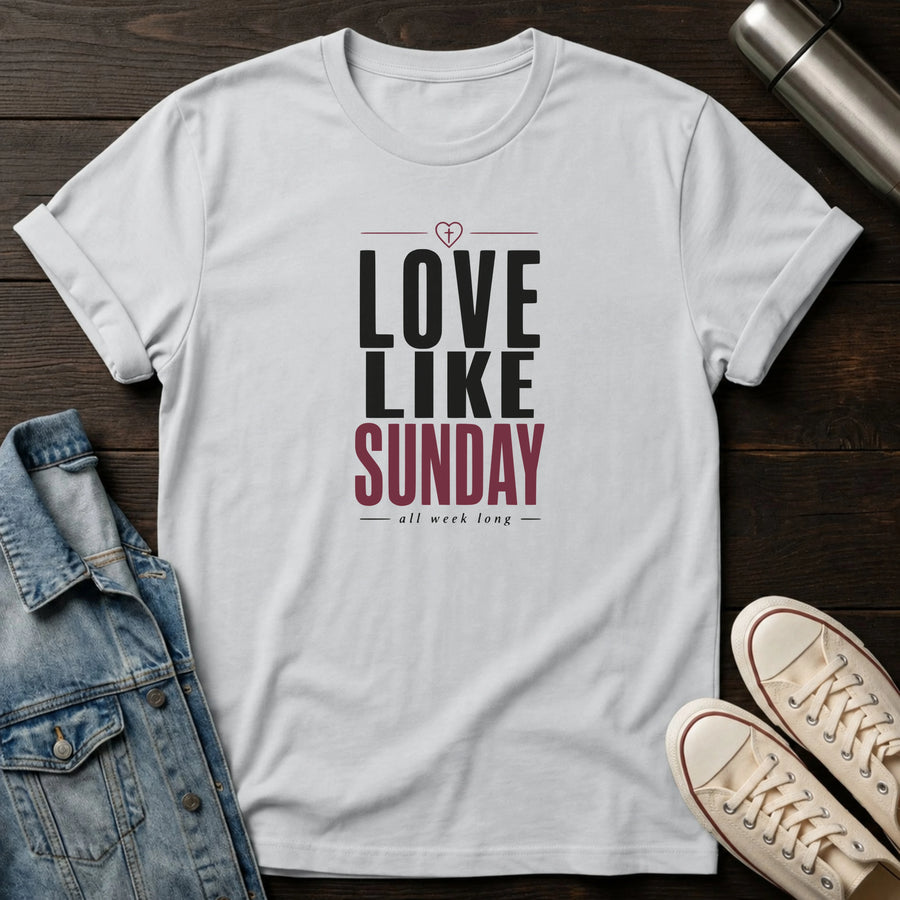 Ice Grey — Love Like Sunday T-Shirt