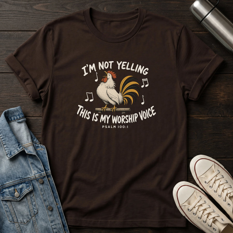 Dark Chocolate — My Worship Voice T-Shirt