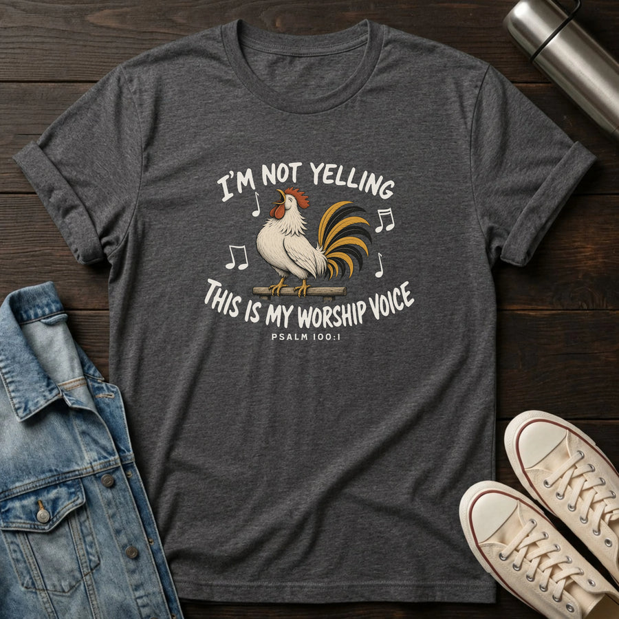 Dark Heather Grey — My Worship Voice T-Shirt