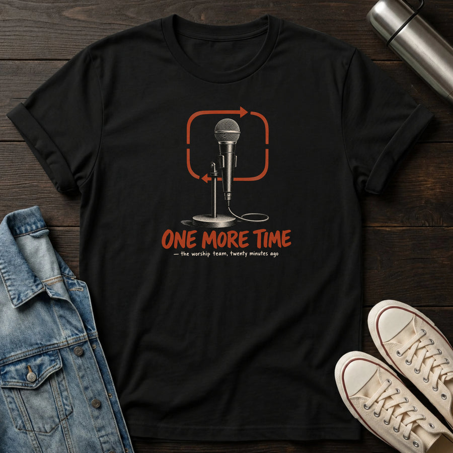 Black — One More Time (Mic) T-Shirt