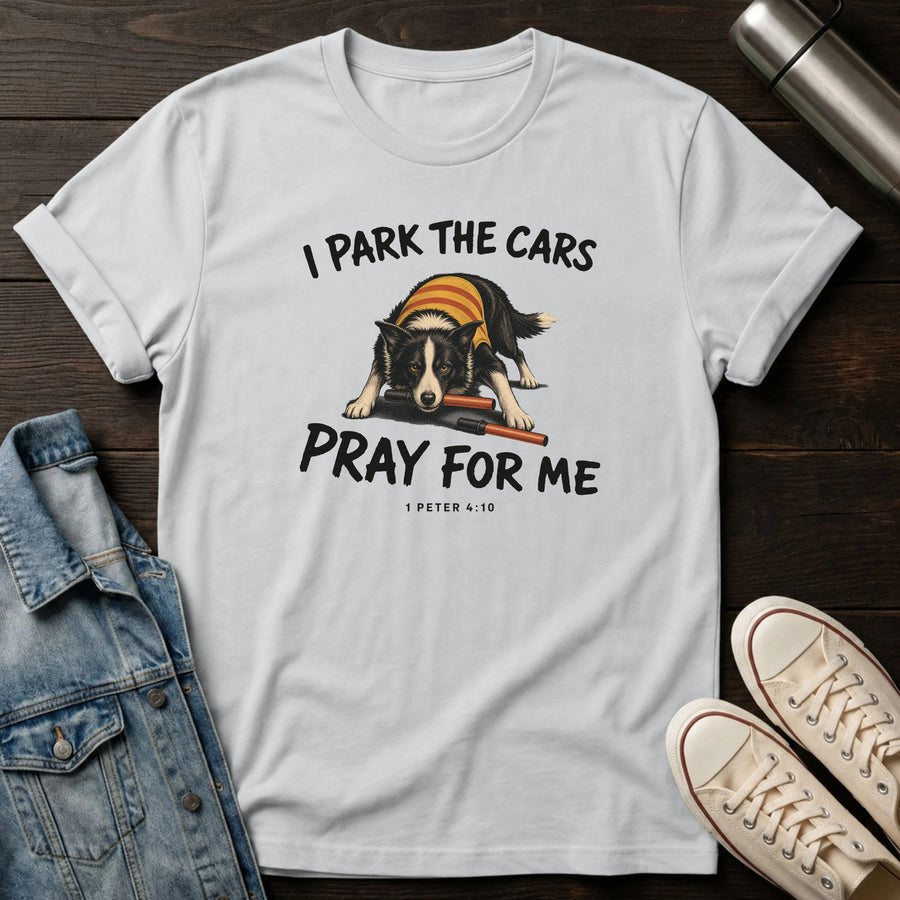 Ice Grey — Parking Team Prayers T-Shirt