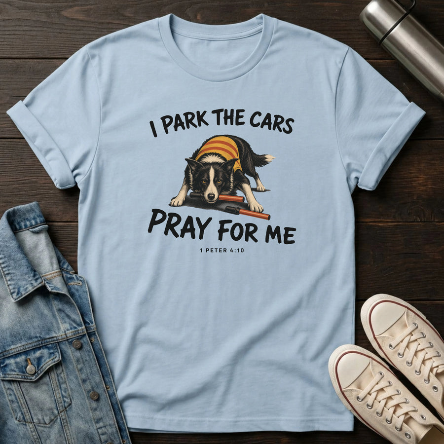Light Blue — Parking Team Prayers T-Shirt