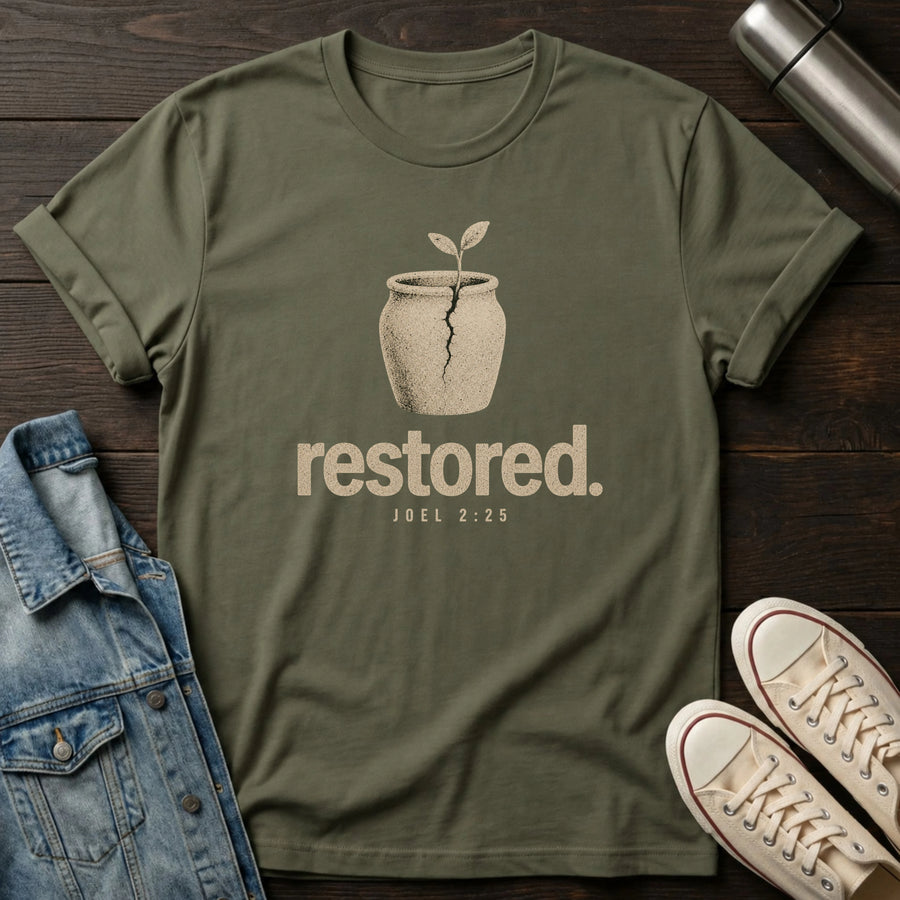 Military Green — Restored T-Shirt