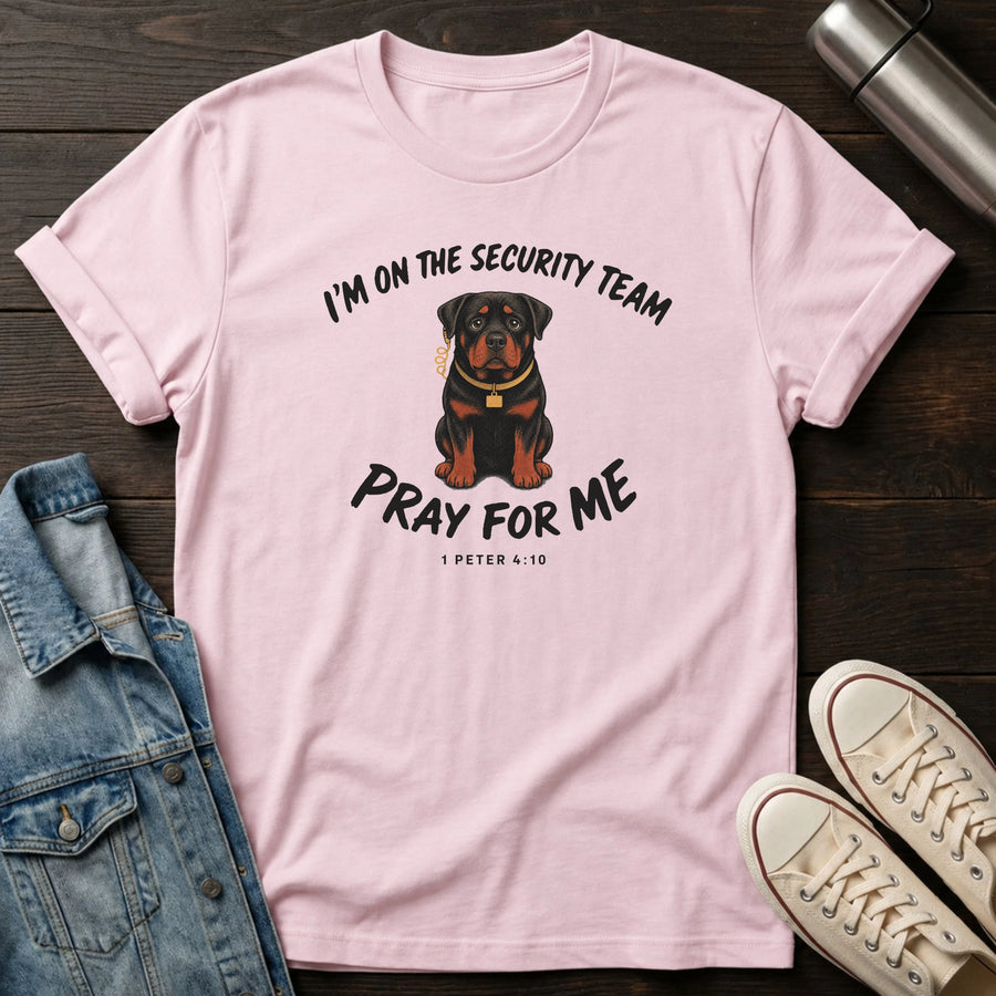Light Pink — Security Team Prayers T-Shirt