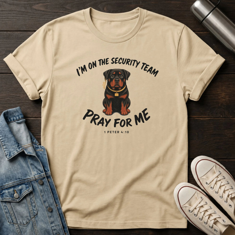 Sand — Security Team Prayers T-Shirt