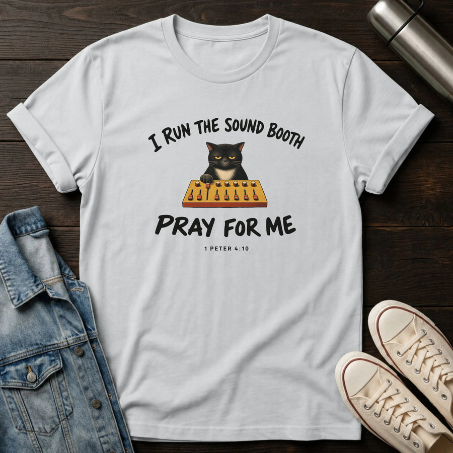Ice Grey — Sound Team Prayers T-Shirt