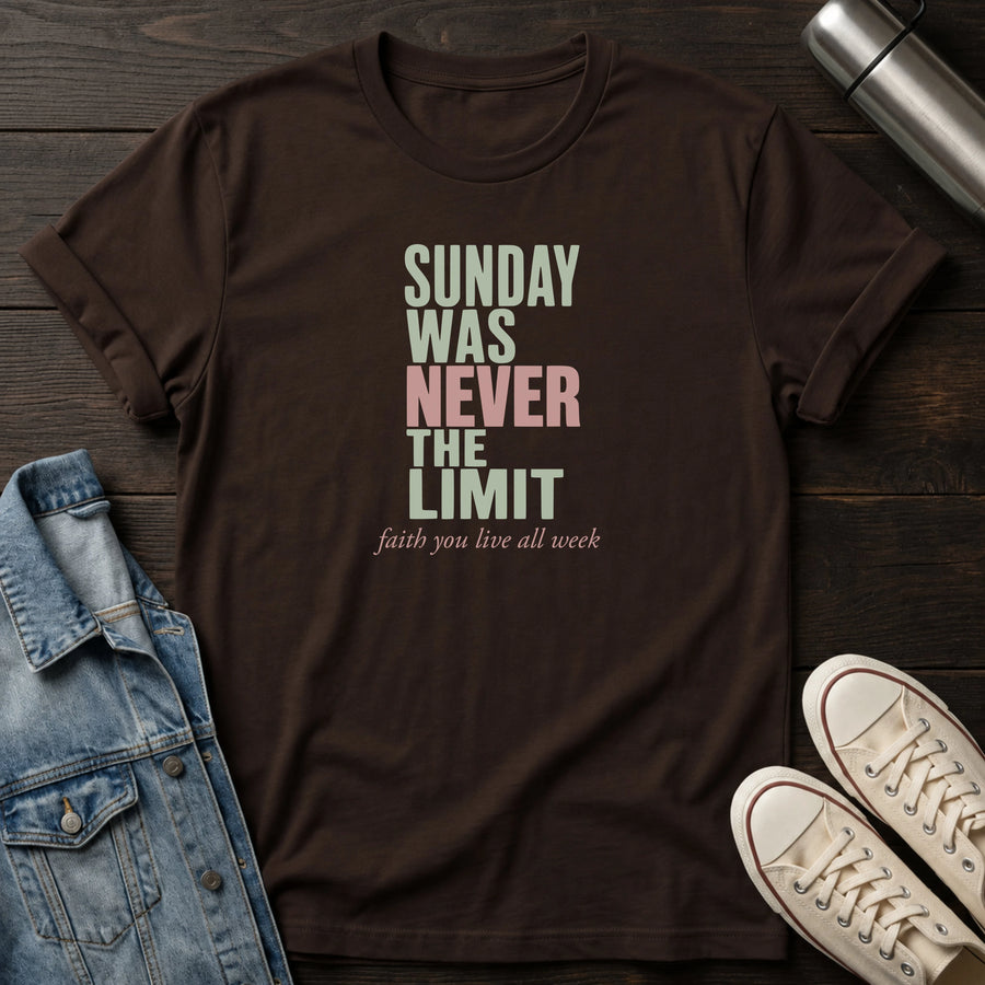 Dark Chocolate — Sundays are not the Limit T-Shirt