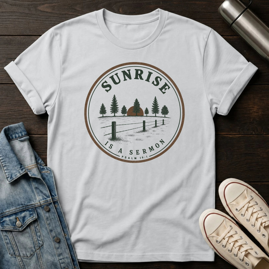 Ice Grey — Sunrise is a Sermon T-Shirt