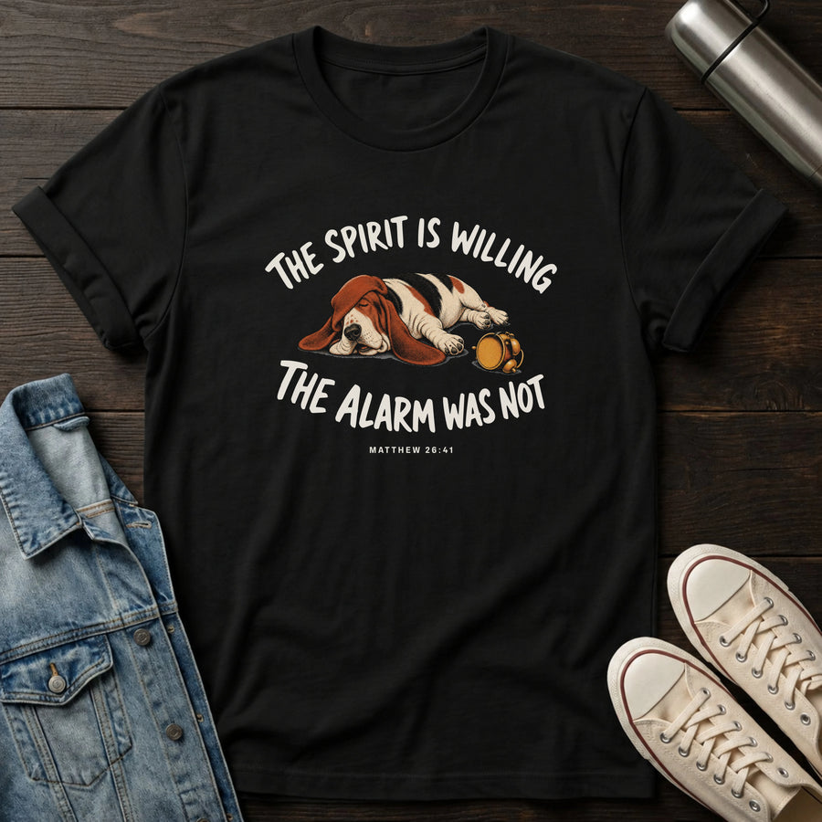 Black — Unwilling Alarm T-Shirt